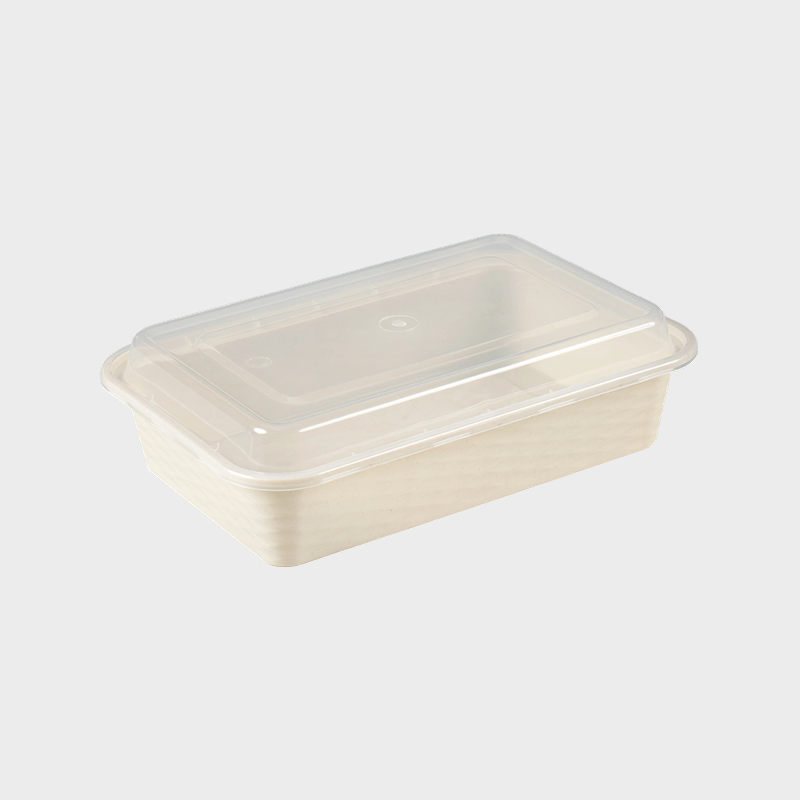 Itim na Base Transparent Lid Plastic Food Box PFK001