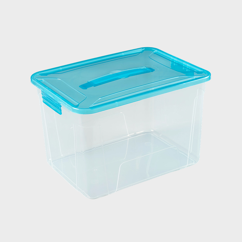 Transparent Stackable Storage Box na may Takip PFS008