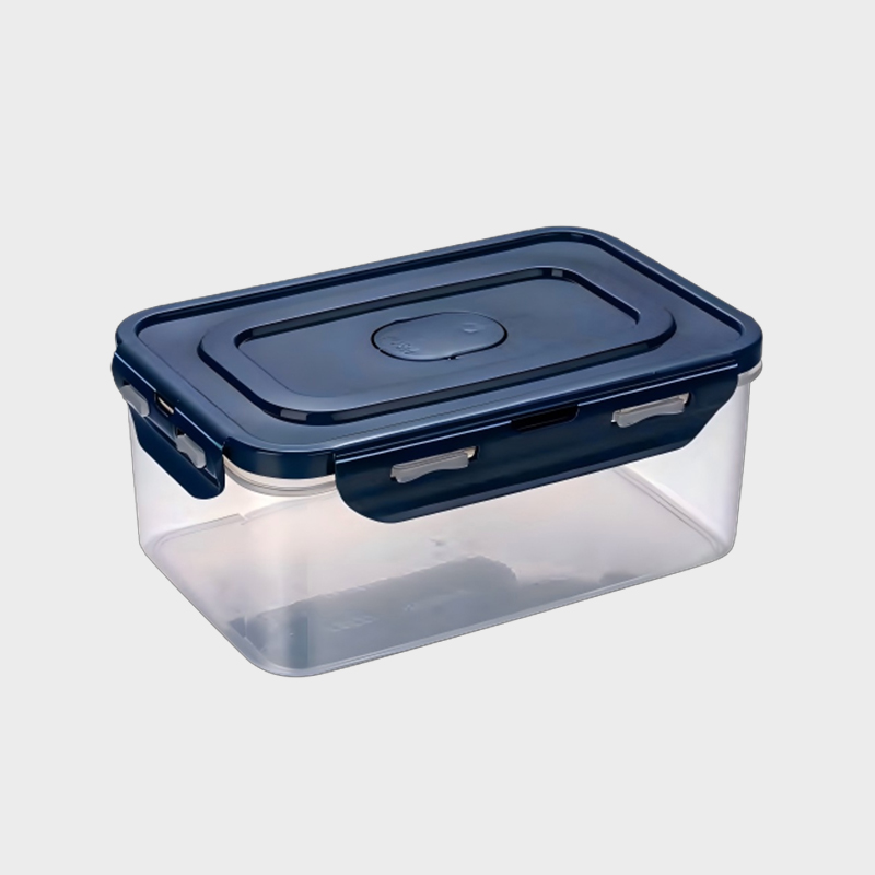 PFS002 1420ml Rectangular PP Food Storage Container na may 4-Side Latching Vented Lid