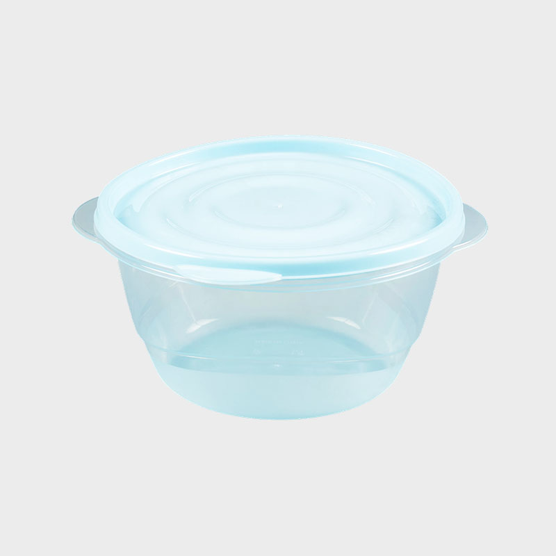 PFB011 Patak-patak At Hindi Nabasag Round Sealed Box na May Takip